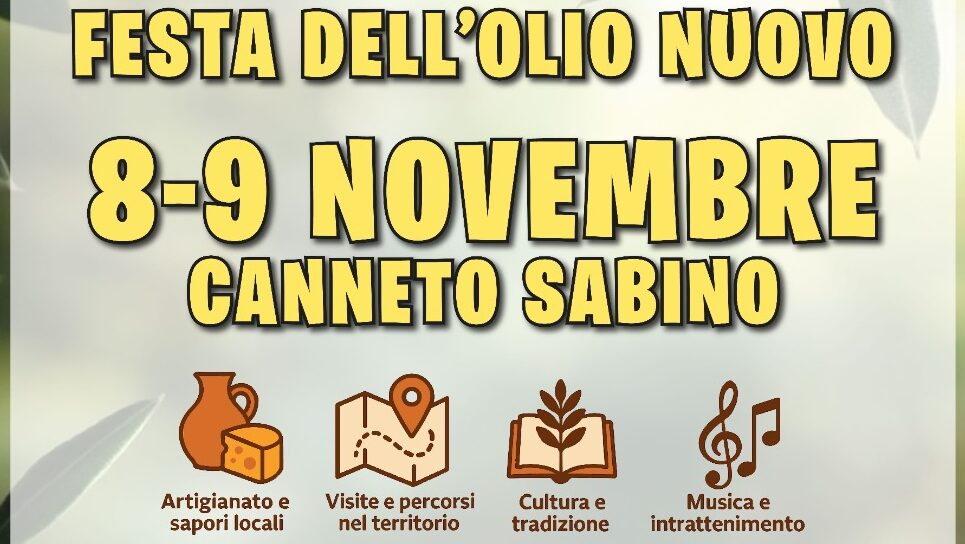 Festa olio nuovo Canneto Sabino